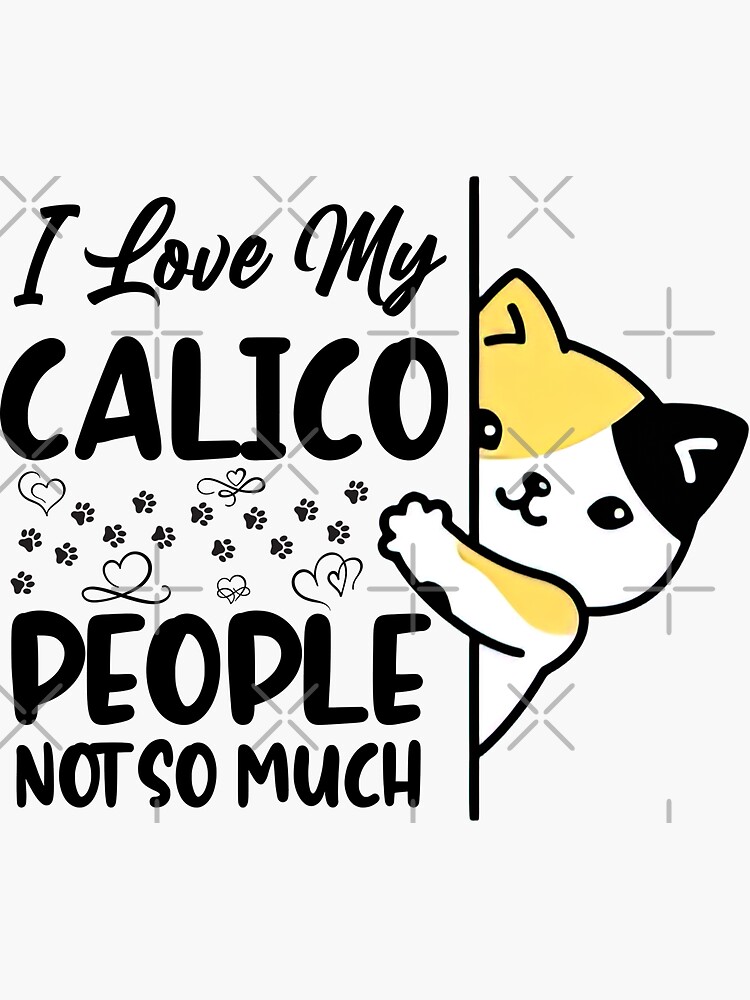 Calico  Sticker for Sale by lucianavee