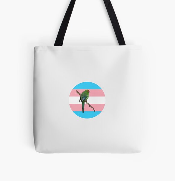 Kākāriki - trans flag All Over Print Tote Bag