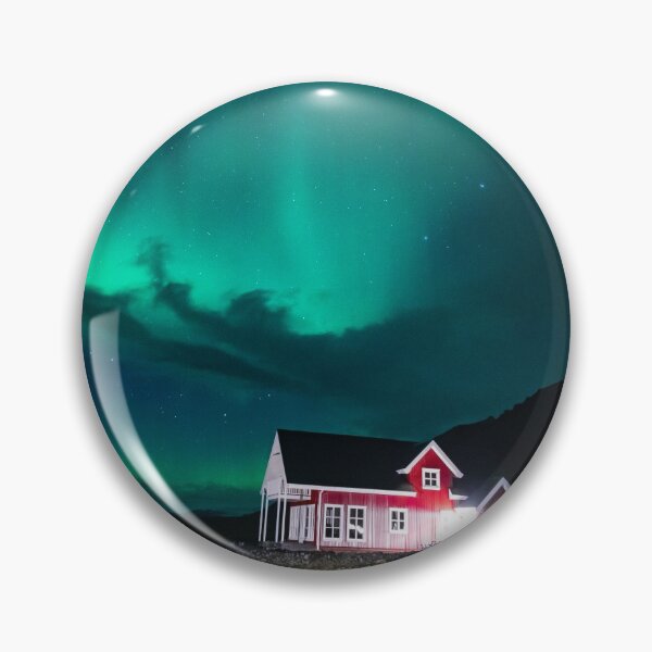 Item preview, Farm house with aurora designed and sold by roman-visuals.