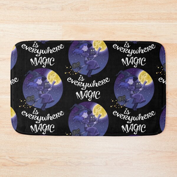 Item preview, Magic witches flight on broom starry sky designed and sold by ARTemyzz.