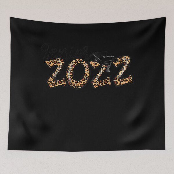 Item preview, Leopard Senior 2022 Bachelors Hat Class Of 2022 Graduates Raglan Baseball Tee designed and sold by EuphemiaShop.
