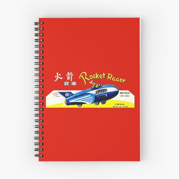 Item preview, ROCKET RACER TOY CAR - BOX designed and sold by ThrowbackAds.