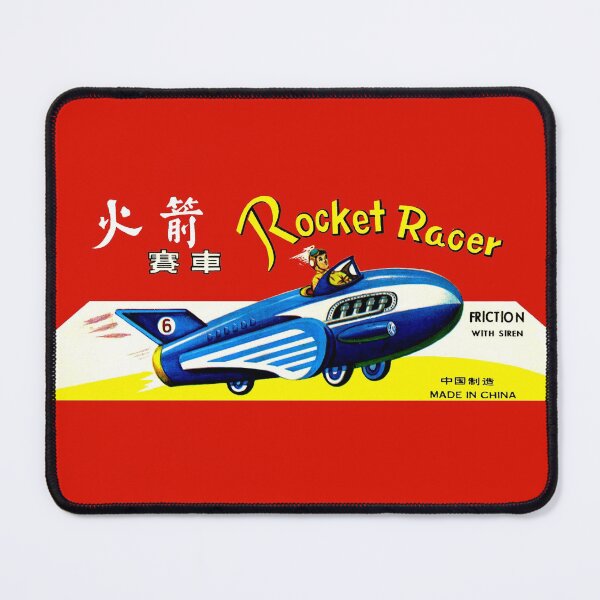 Item preview, ROCKET RACER TOY CAR - BOX designed and sold by ThrowbackAds.