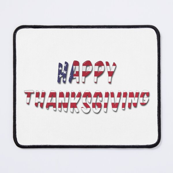 Item preview, Happy Thanksgiving USA Flag Words designed and sold by MarkUK97.