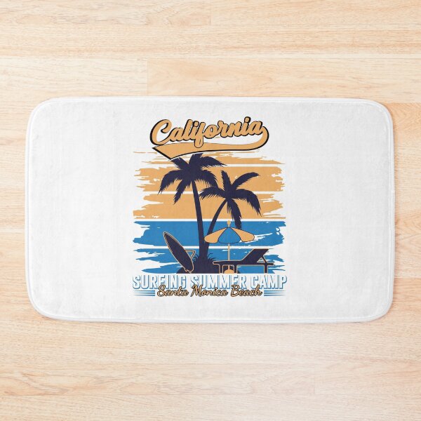 Item preview, California Surfing Summer Camp Santa Monica Beach designed and sold by eajob.