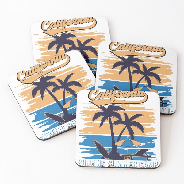 Item preview, California Surfing Summer Camp Santa Monica Beach designed and sold by eajob.