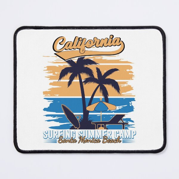 Item preview, California Surfing Summer Camp Santa Monica Beach designed and sold by eajob.
