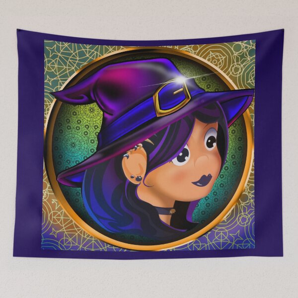 Item preview, Halloween Witch Mandala (Blue) designed and sold by GlaDyxies.