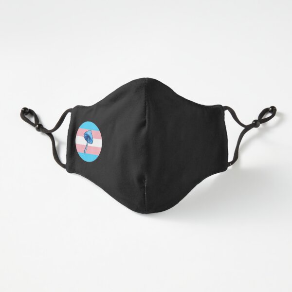 Mushroom - trans flag Fitted 3-Layer