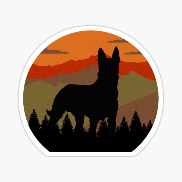 Item preview, Vintage Country Belgian Malinois Distressed Retro Forest Gift designed and sold by Malinois  Drive.