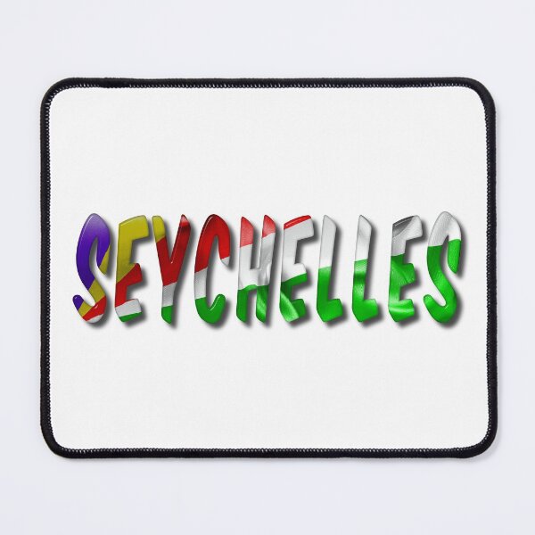 Item preview, Seychelles Word With Flag Texture designed and sold by MarkUK97.