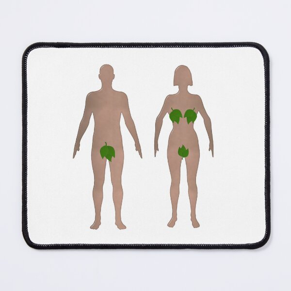 Item preview, Male and Female Realistic Shape Body Toilet Sign With Leaves designed and sold by MarkUK97.
