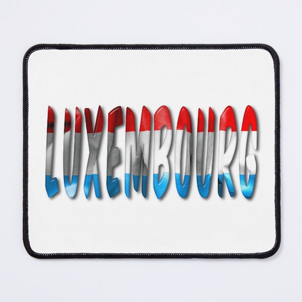 Item preview, Luxembourg Word With Flag Texture designed and sold by MarkUK97.