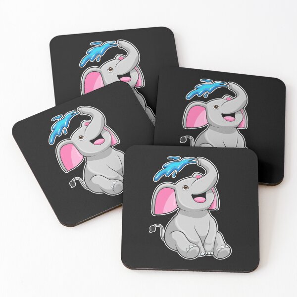 Item preview, Elephant at Splash with Water designed and sold by Snabdesign84.