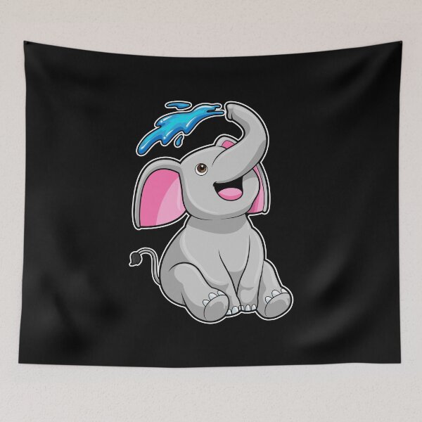 Item preview, Elephant at Splash with Water designed and sold by Snabdesign84.