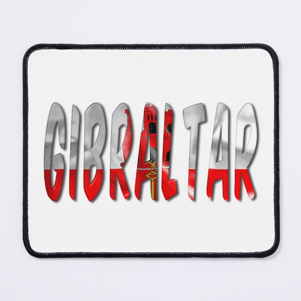 Item preview, Gibraltar Word With Flag Texture designed and sold by MarkUK97.