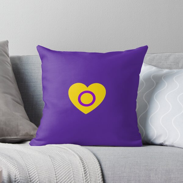 Pride Flag - Intersex Throw Pillow