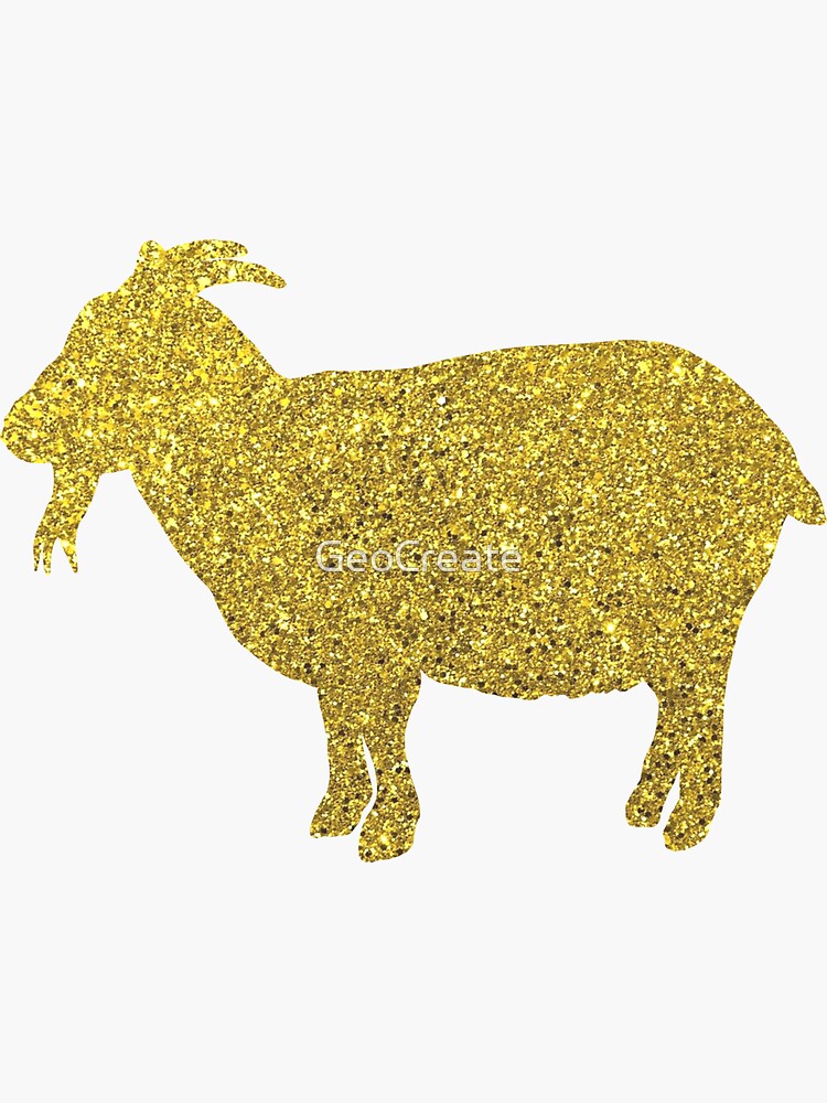 Vinyl Goat- Glitter Vinyl Goat- Glitter