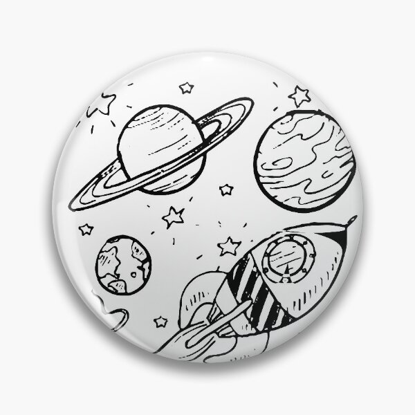 Item preview, galaxy planets with a rocketship designed and sold by raoufdesigner.