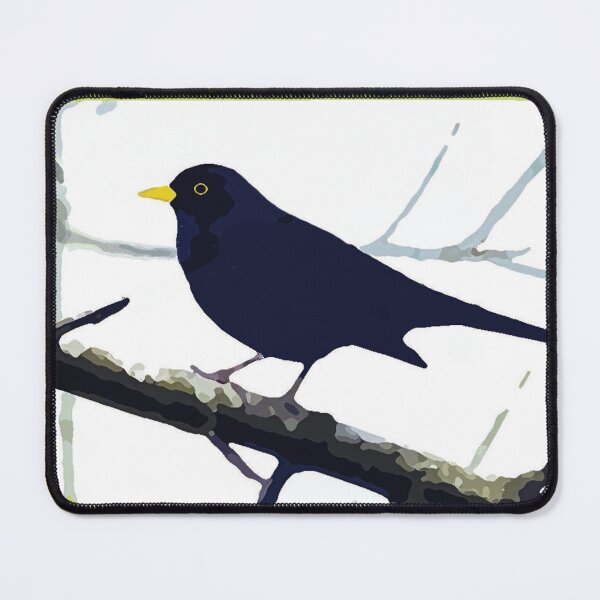 Item preview, Winter blackbird designed and sold by Marju Rose.
