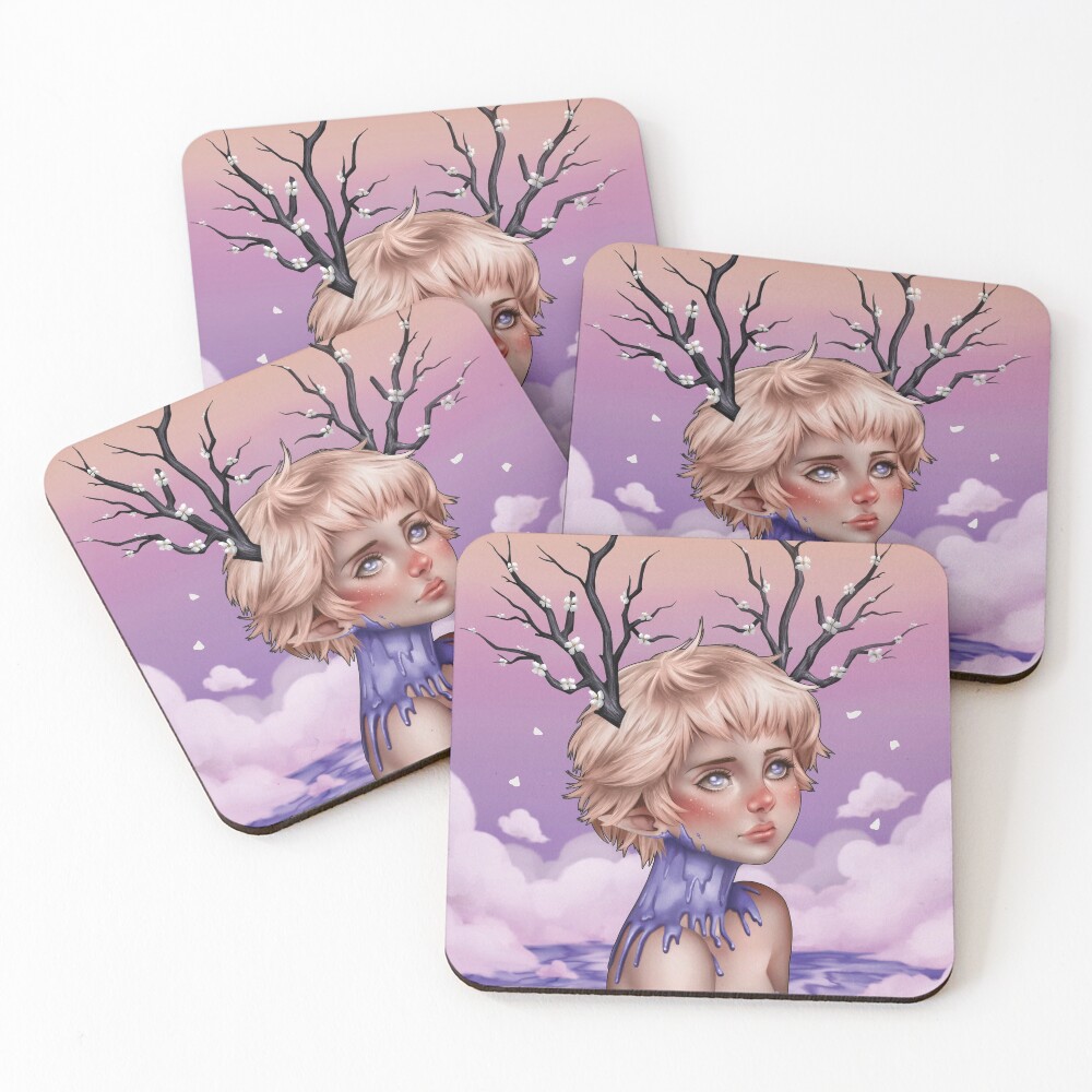 Item preview, Coasters (Set of 4) designed and sold by MeeshellART.