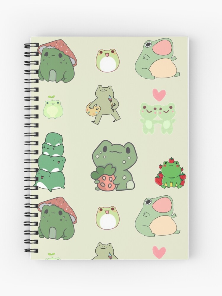 Kawaii adorable fairy core frog sticker pack | Sticker