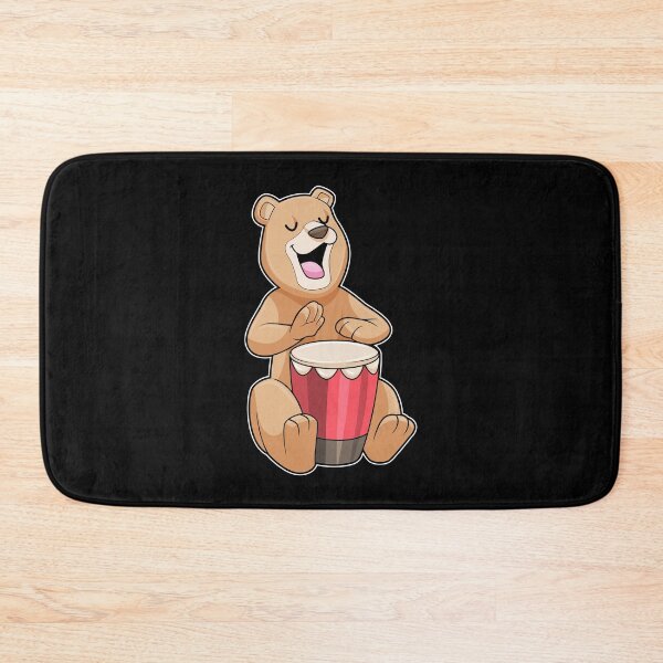 Item preview, Bear at Music with Drum designed and sold by Snabdesign84.