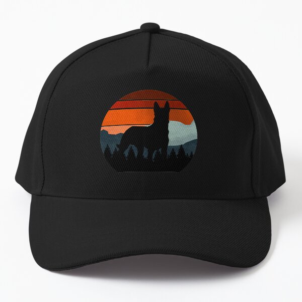 Vista previa del artículo con la obra «Pastor belga malinois vintage en estado de abandono, regalo retro del bosque», diseñado y vendido por Malinois  Drive.