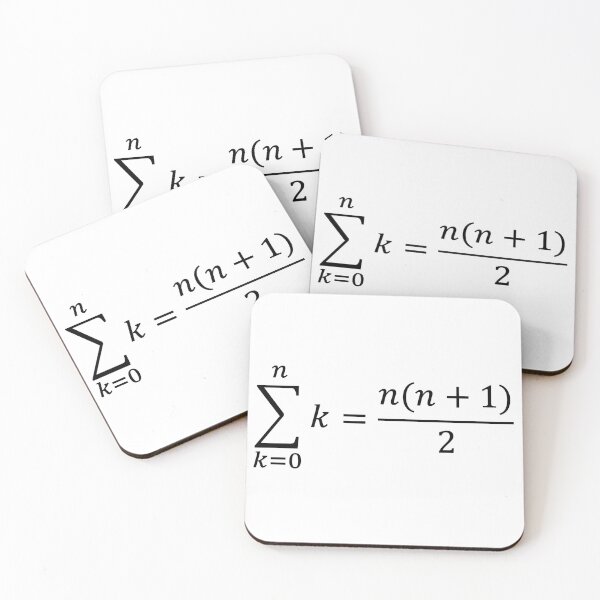 Item preview, sum of natural numbers designed and sold by NoetherSym.