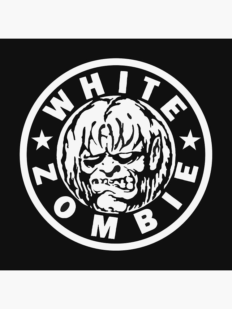 " white zombie" Sticker by Saughts1 Redbubble