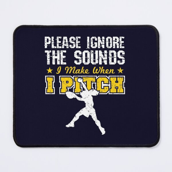 Item preview, Softball Pitcher Funny Grunt Please Ignore The Sounds I Make When I Pitch designed and sold by jaygo.