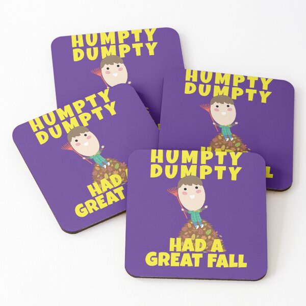 Item preview, HUMPTY DUMPTY HAD A GREAT FALL designed and sold by Feline Rockstars.