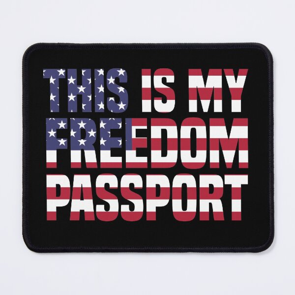 Item preview, This Is My Freedom Passport designed and sold by medbdj.