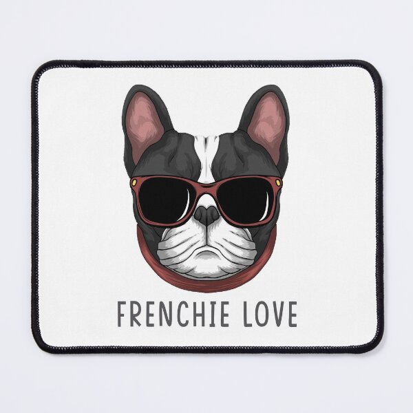 Item preview, Frenchie love, French bulldog with sunglasses designed and sold by norland.