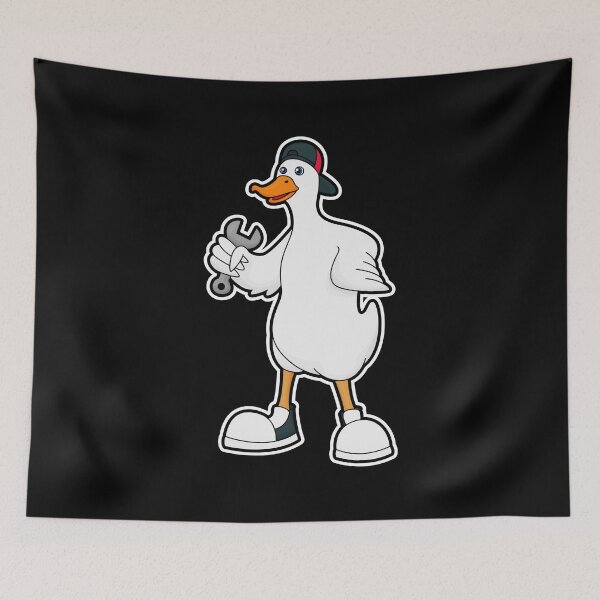 Item preview, Duck as Craftsman with Tool & Cap designed and sold by Snabdesign84.