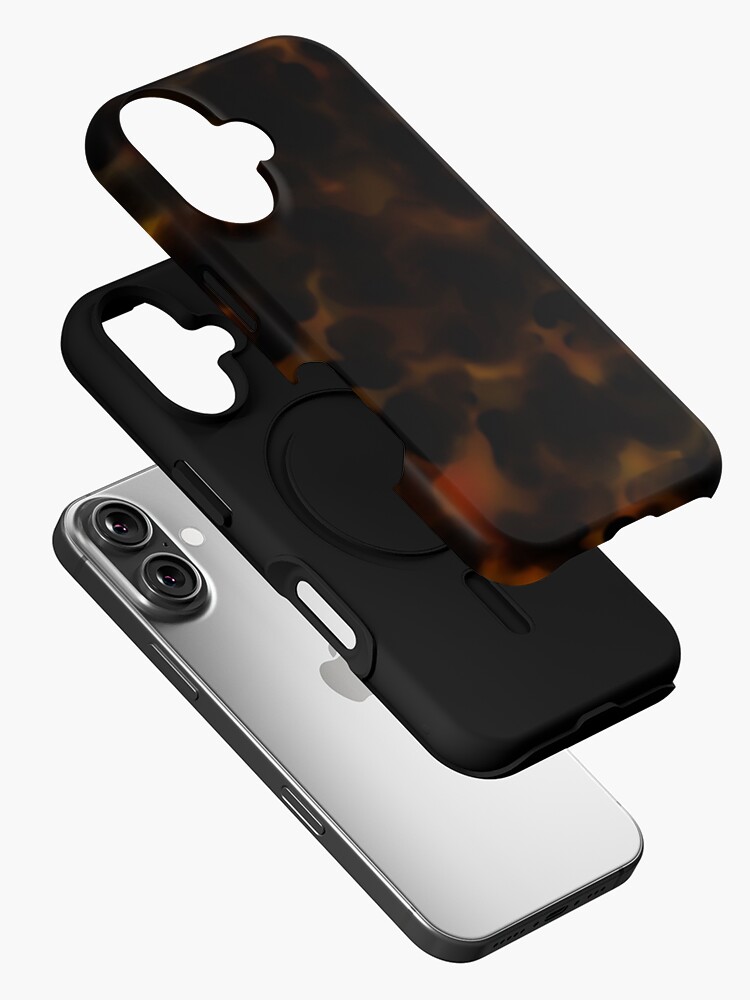 Imagen 2 de 4, Funda de iPhone con la obra Concha de tortuga rojo oscuro, diseñada y vendida por trajeado14.