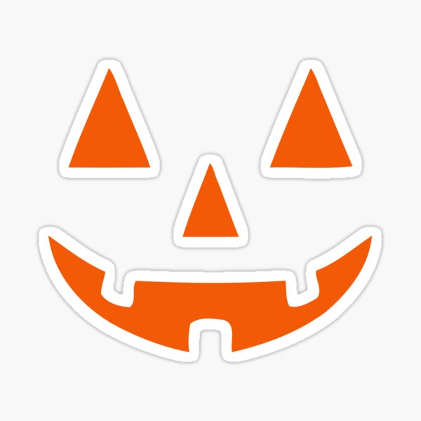 JACK Oā LANTERN Pumpkin Halloween Sticker