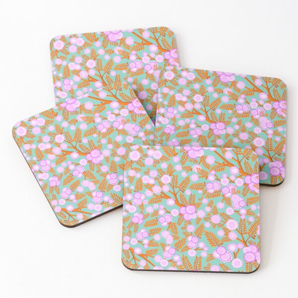 Item preview, Contemporary Wattle Flowers  designed and sold by Sketchbook Designs.