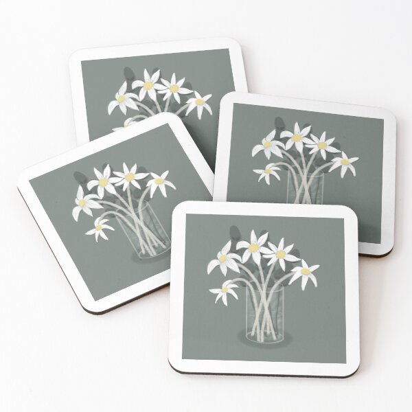 Item preview, Australian Native Flannel Flowers in Vase designed and sold by Alima Designs.