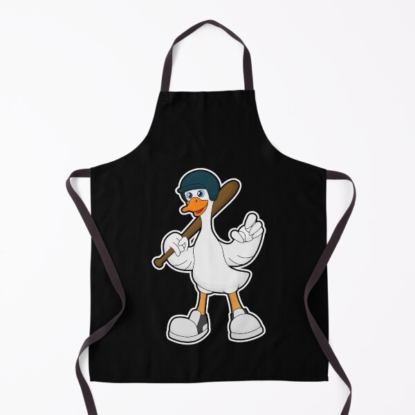 Item preview, Duck at Baseball with Baseball racket & Helmet designed and sold by Snabdesign84.