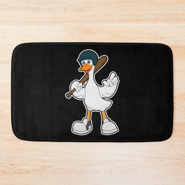 Item preview, Duck at Baseball with Baseball racket & Helmet designed and sold by Snabdesign84.