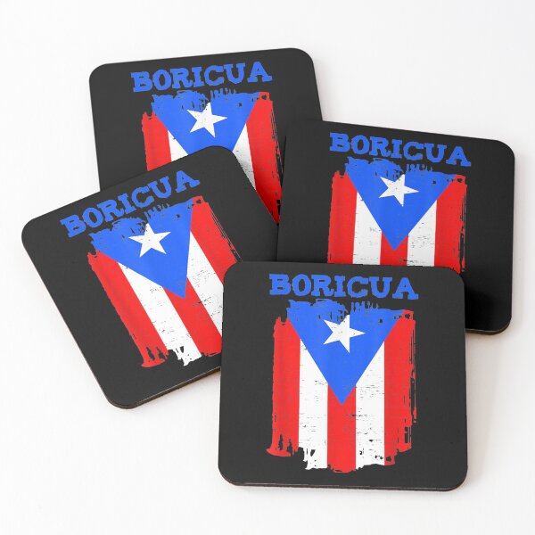 Item preview,  Boricua Puerto Rico Flag Vintage Wide designed and sold by dominique235.