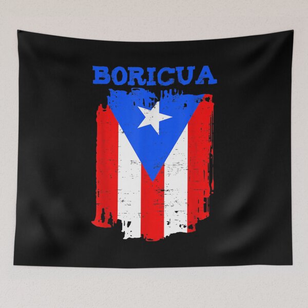 Item preview,  Boricua Puerto Rico Flag Vintage Wide designed and sold by dominique235.