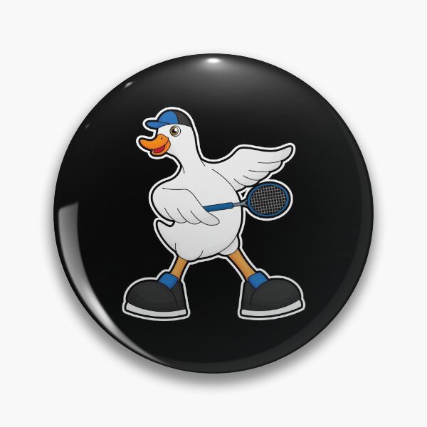 Item preview, Duck at Tennis with Tennis racket & Cap designed and sold by Snabdesign84.