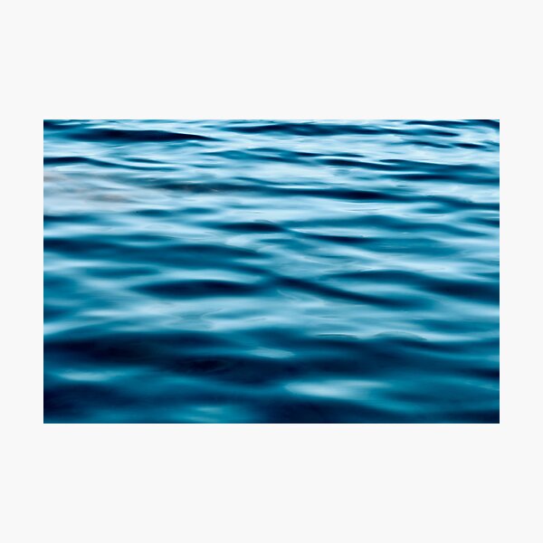 Blue Sea 8 Photographic Print