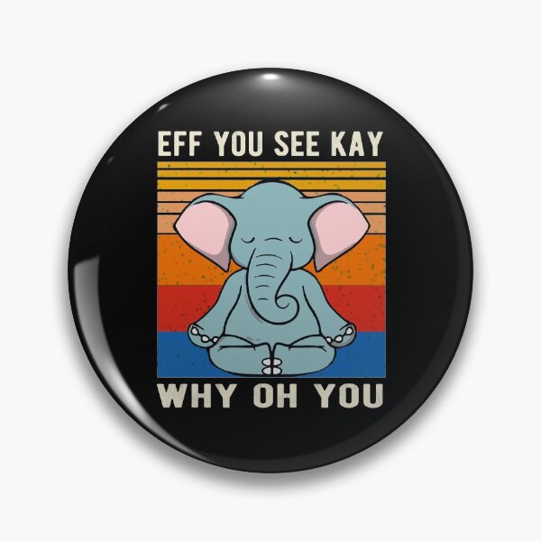 Item preview, Eff, ves a Kay, por qué Oh, elefante divertido, retro, vintage designed and sold by Davidbrg.