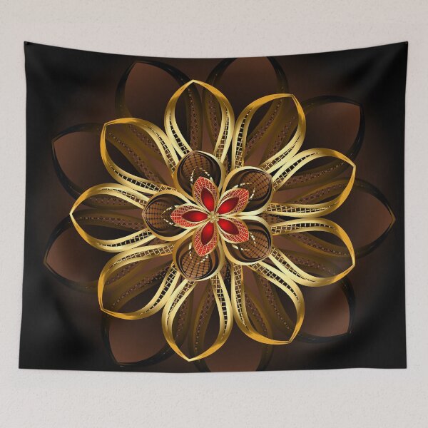 Item preview, Abstract Brown Flower designed and sold by Blackmoon9.