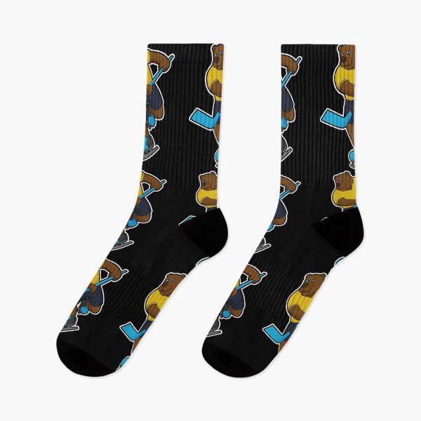 Item preview, Bear at Ice hockey with Ice hockey stick designed and sold by Snabdesign84.