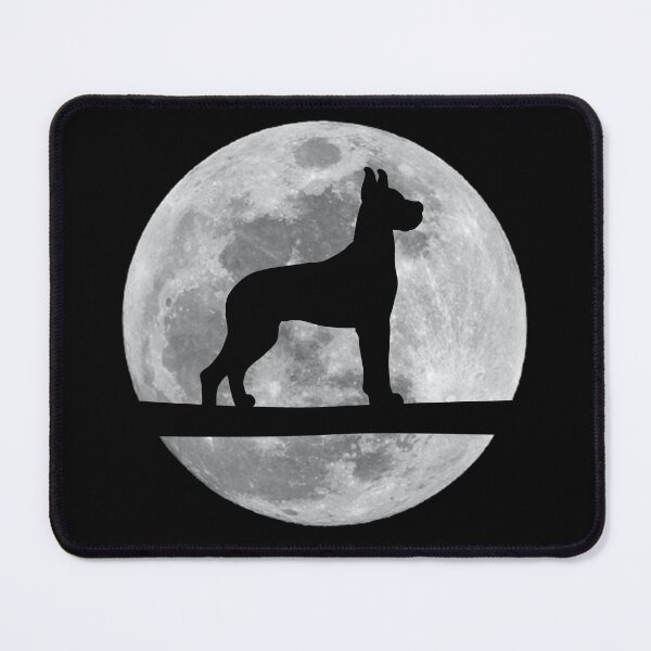 Item preview, Great Dane Dog Night Moon great dane Lover designed and sold by alaechamlal.