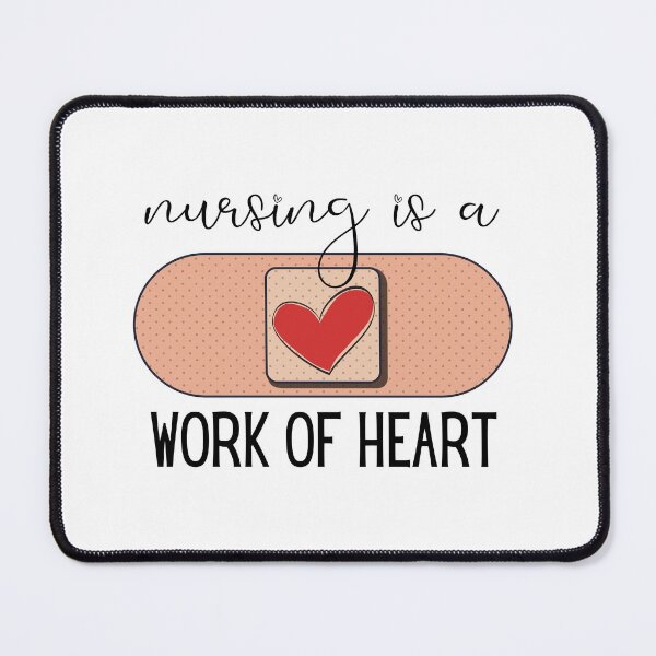 Item preview, Nursing is a Work of Heart designed and sold by Shout-It-Out.